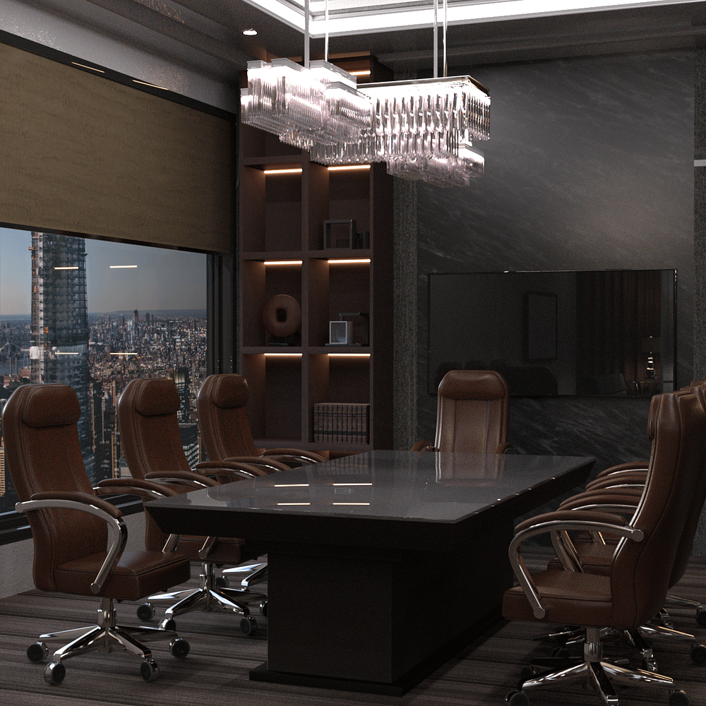 fancy office 3d model