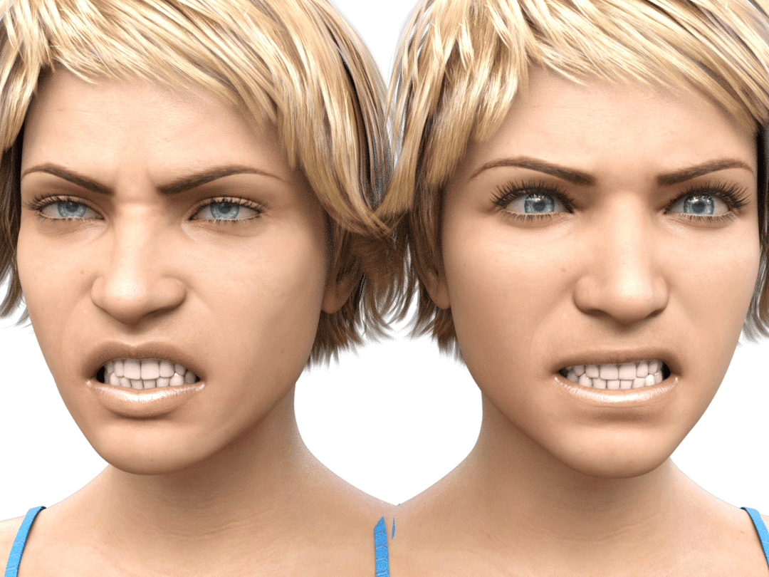 daz3d genesis8.1 facial expressions comparison