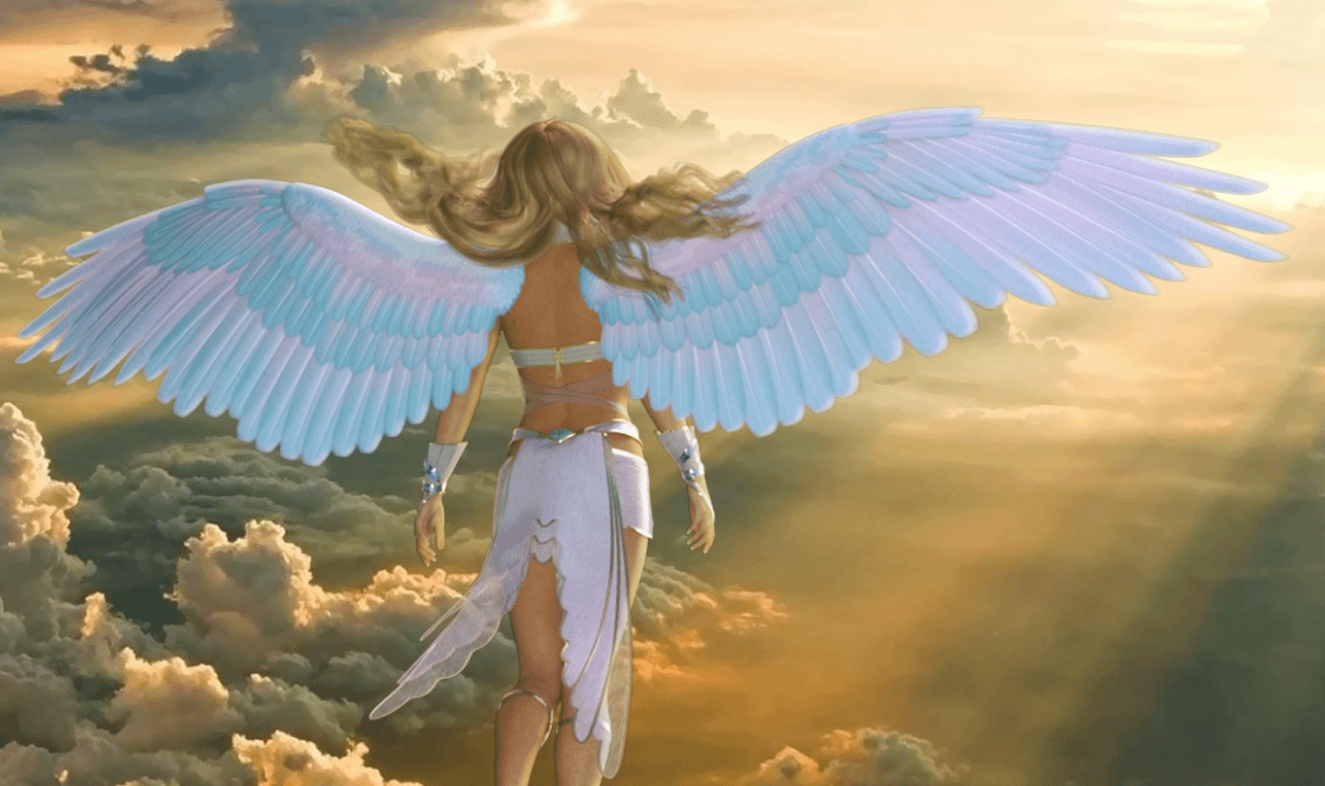 daz3d angle wings archangel outfit