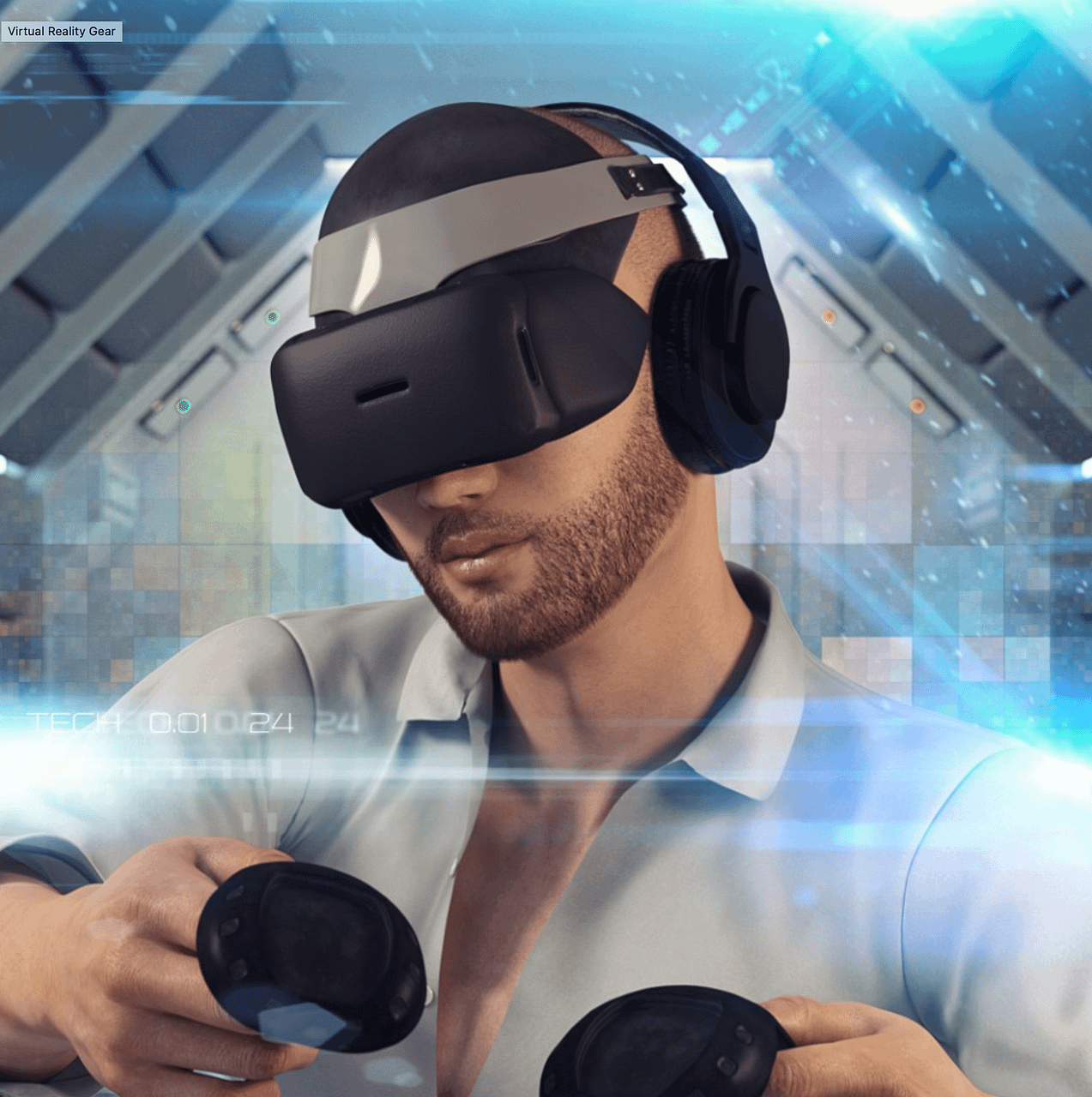 virtual reality gear daz3d