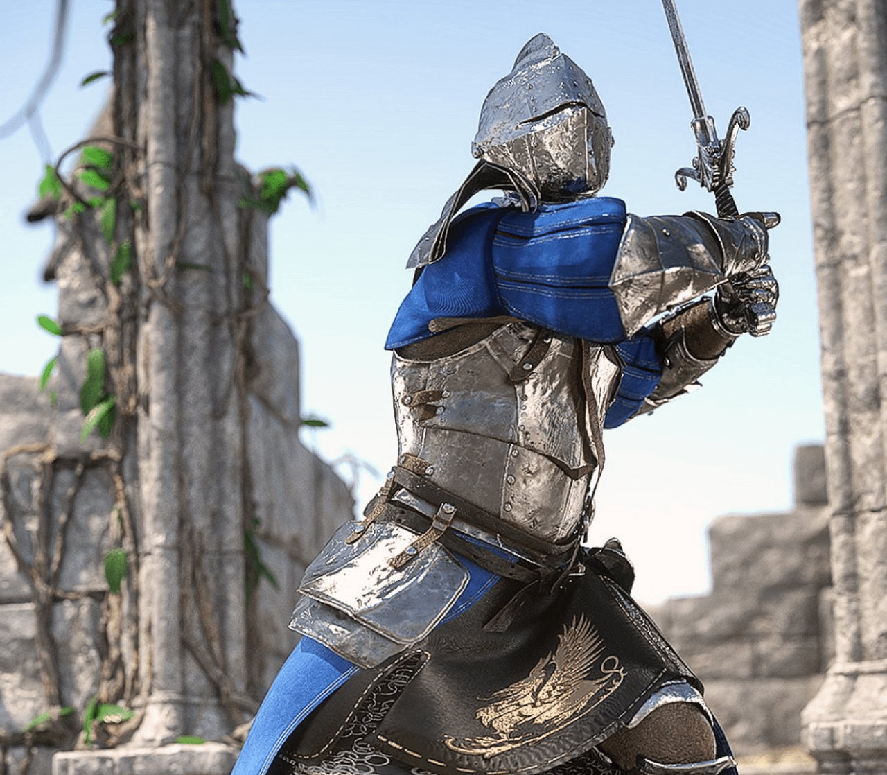 knight 3d model rendering