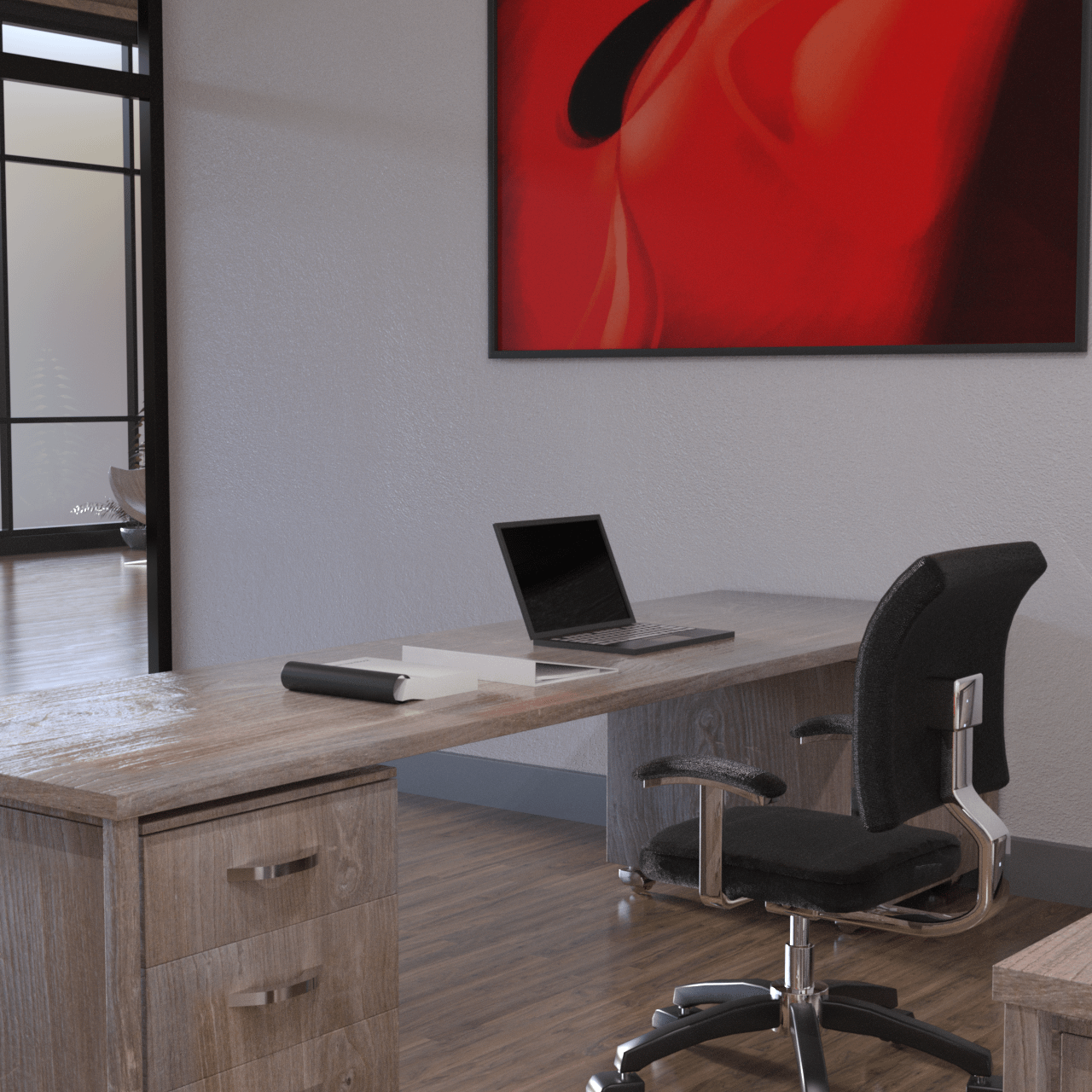 Office furniture 3d models