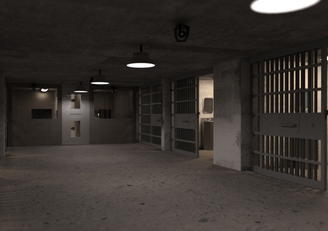 daz3d empty detention cell