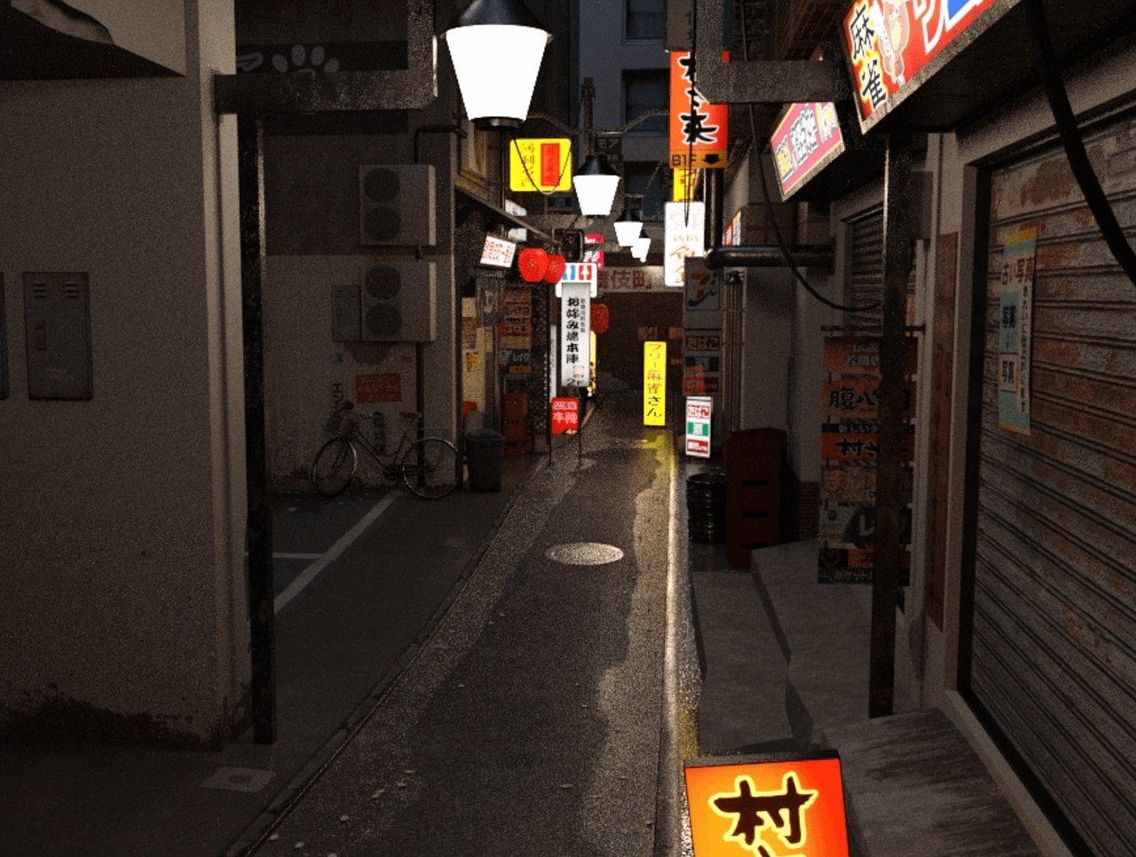 japanese alley daz3d