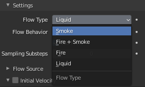 blender flow type smoke simulation