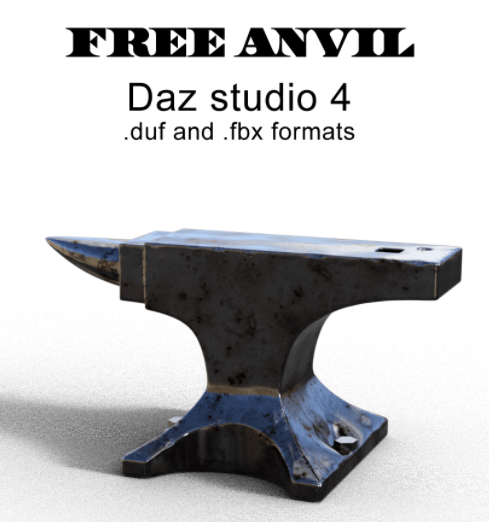 free daz prop anvil