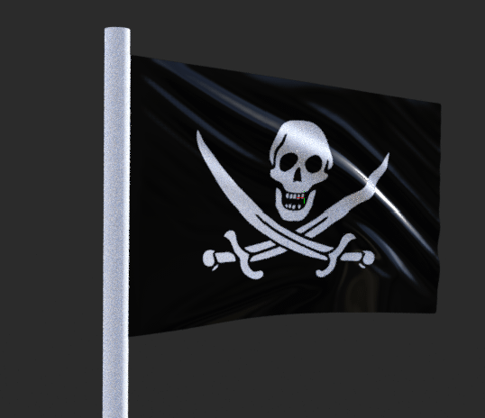 dforce flag - pirate flag