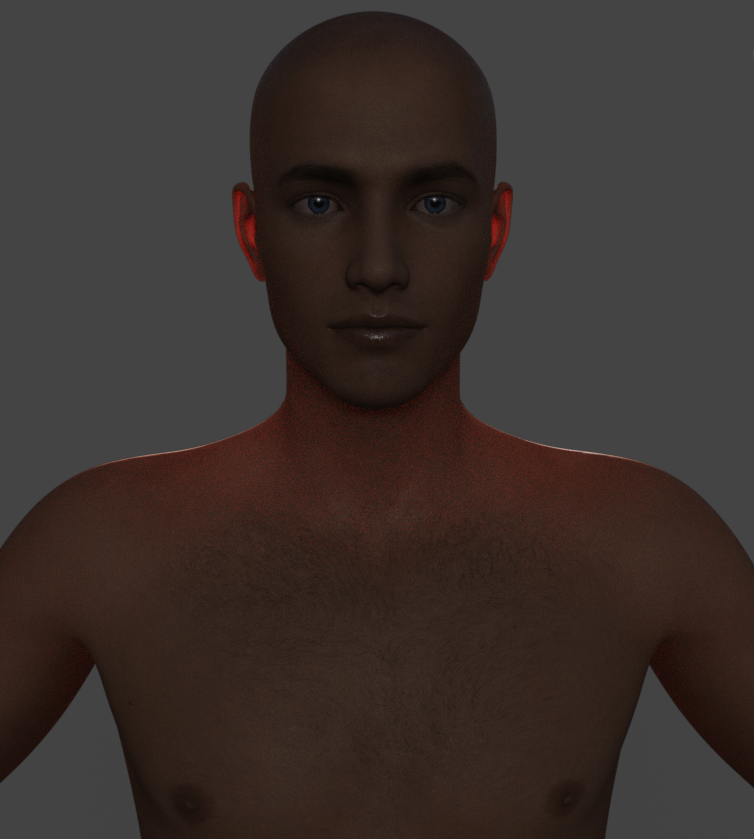 daz3d subsurface scattering transmitted color