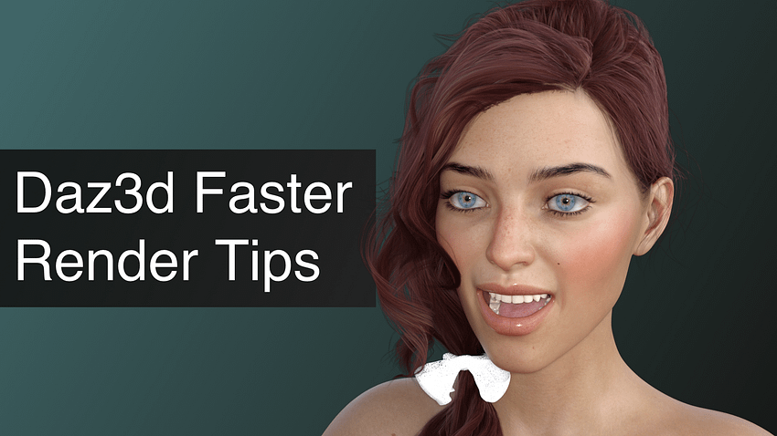 daz3d faster render tips