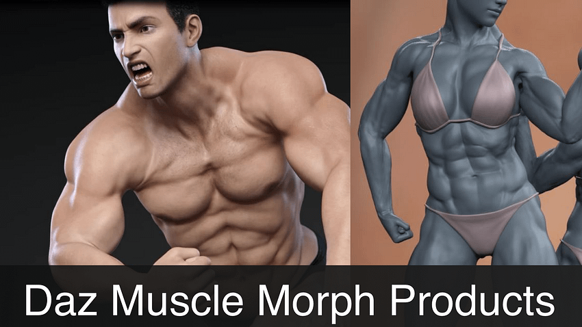 Daz3D Muscle Morphs