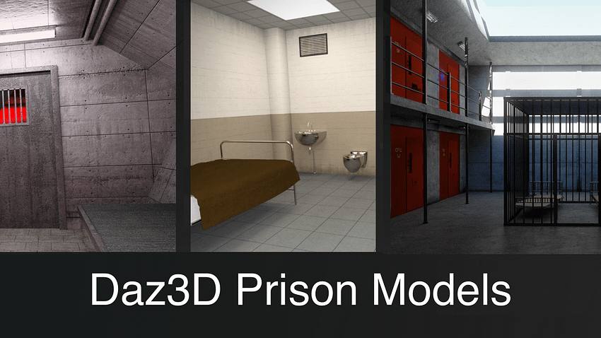 Top Daz3D Prison 3D Models