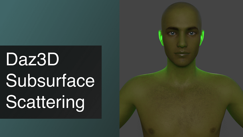 Daz3D Subsurface Scattering Tutorial