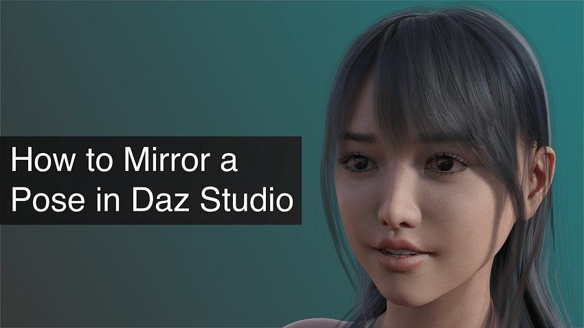 How to Mirror a Pose in Daz Studio