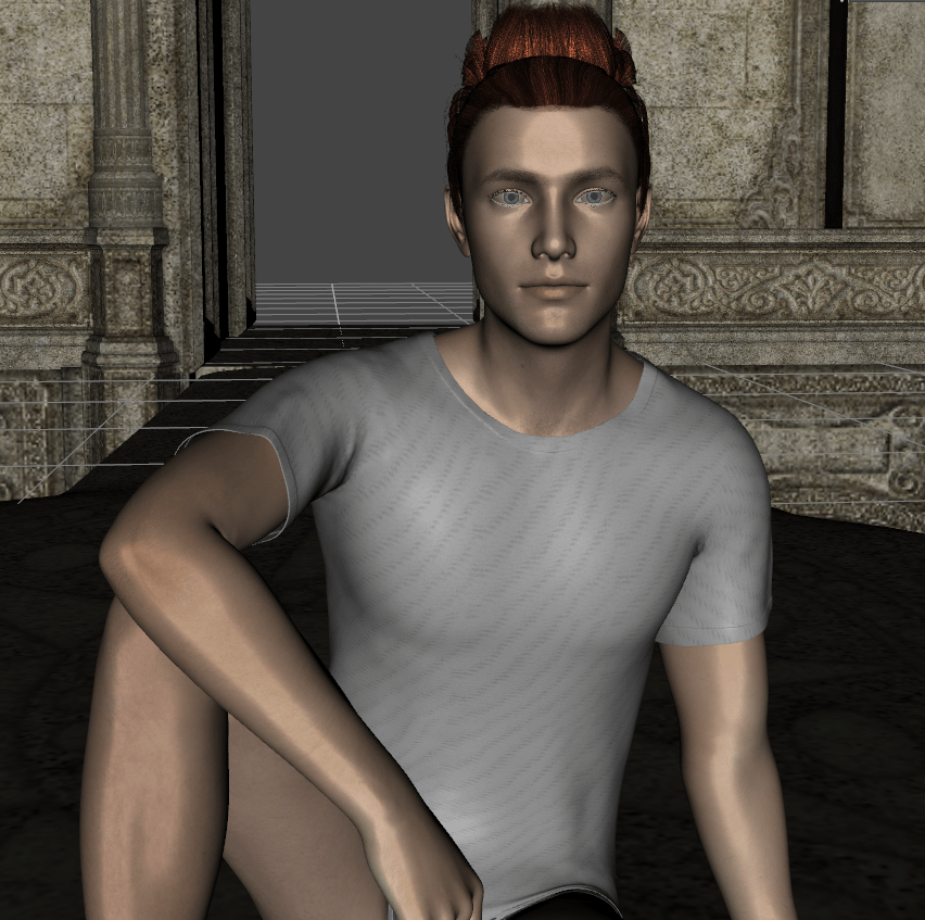 daz studio how to hide the whole character