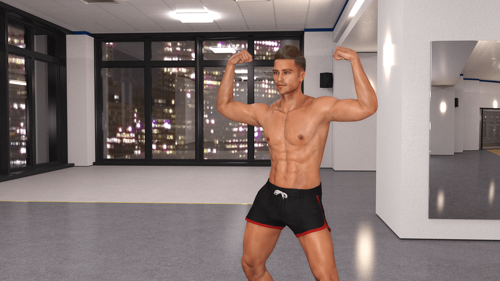 bodybuilder 3d poses
