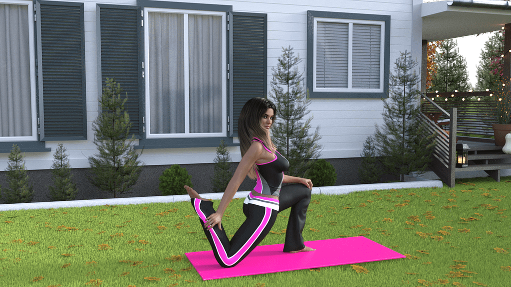 Fitness 3d poses