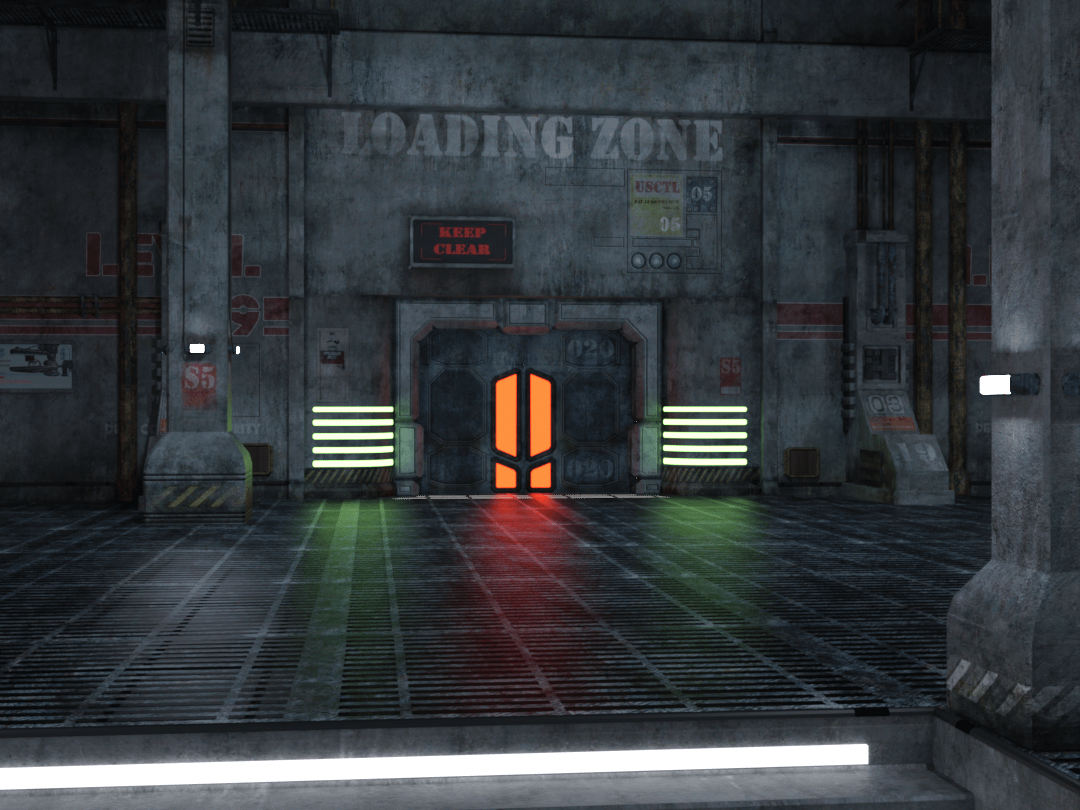 daz3d indoor lighting render