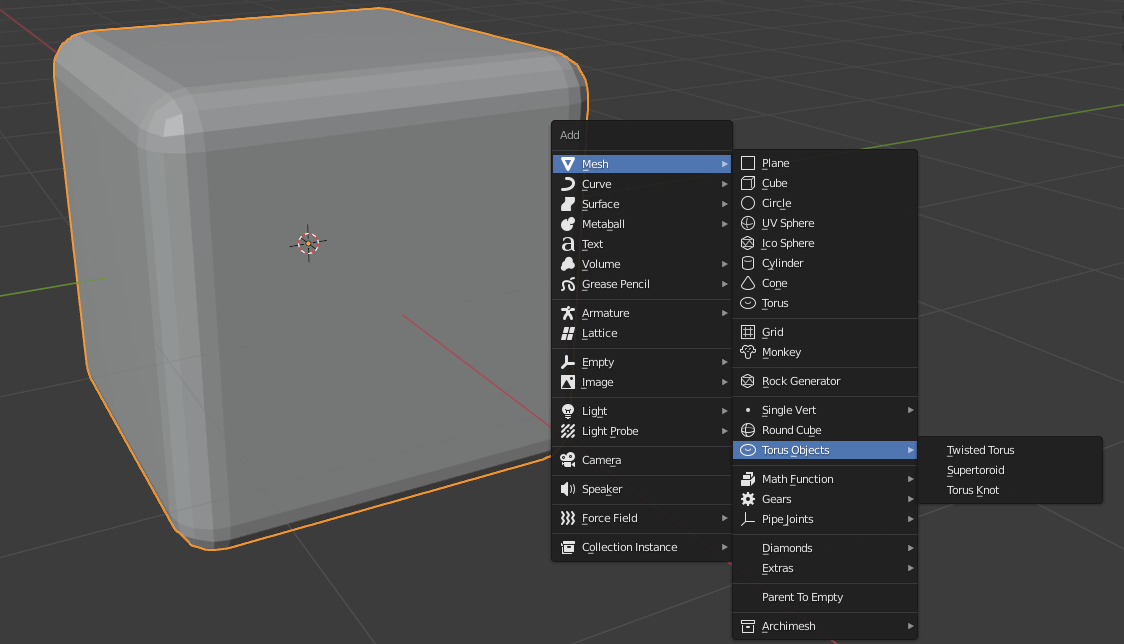 blender addons extra objects