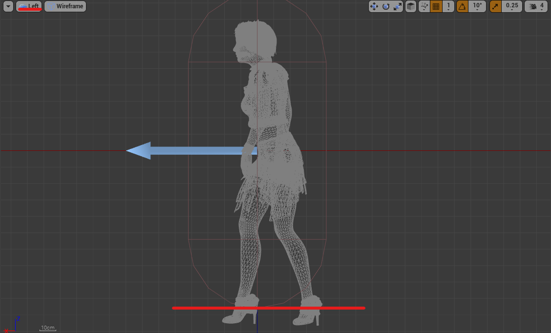 clip issue found using left viewport