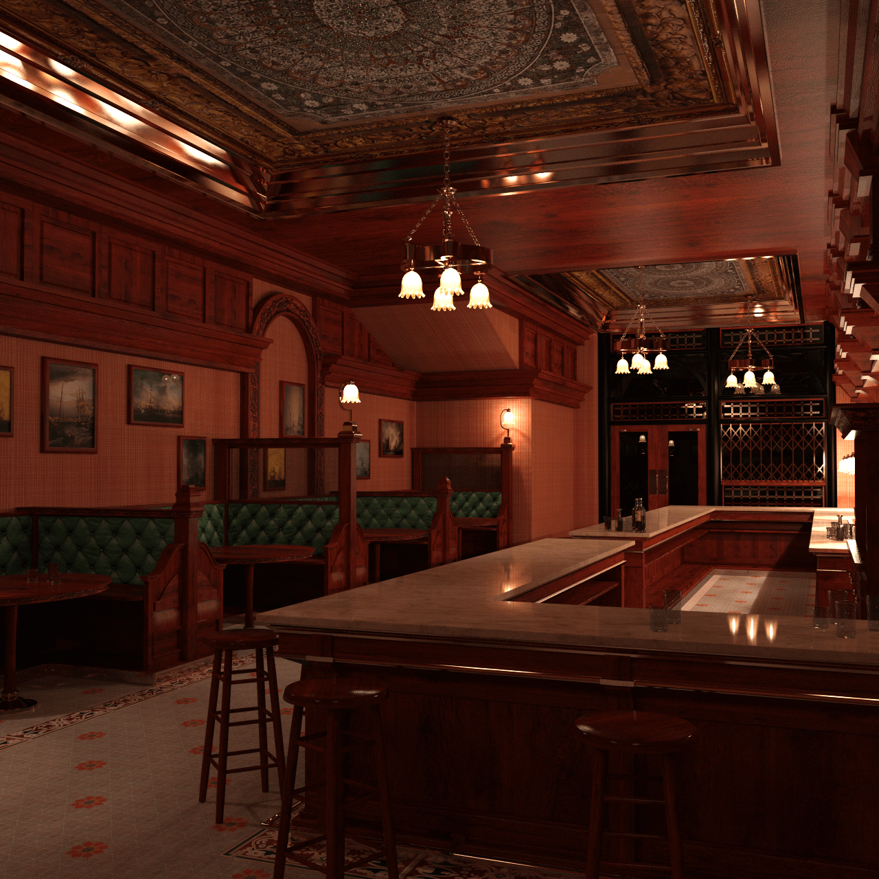 Another view of the bar interior