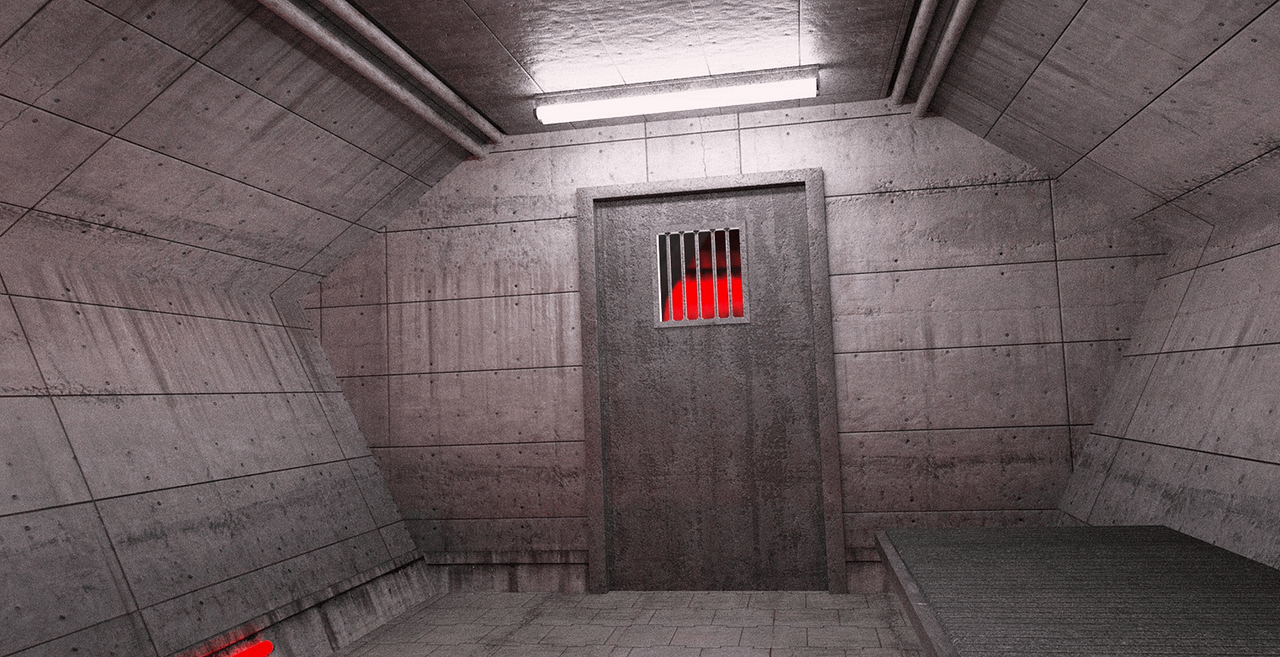 daz3d sci fi prison cell