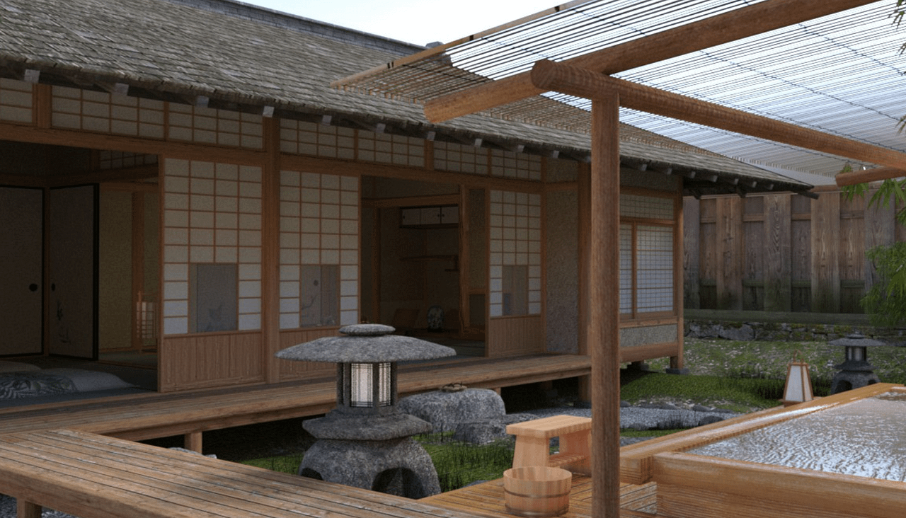 japanese cottage daz3d
