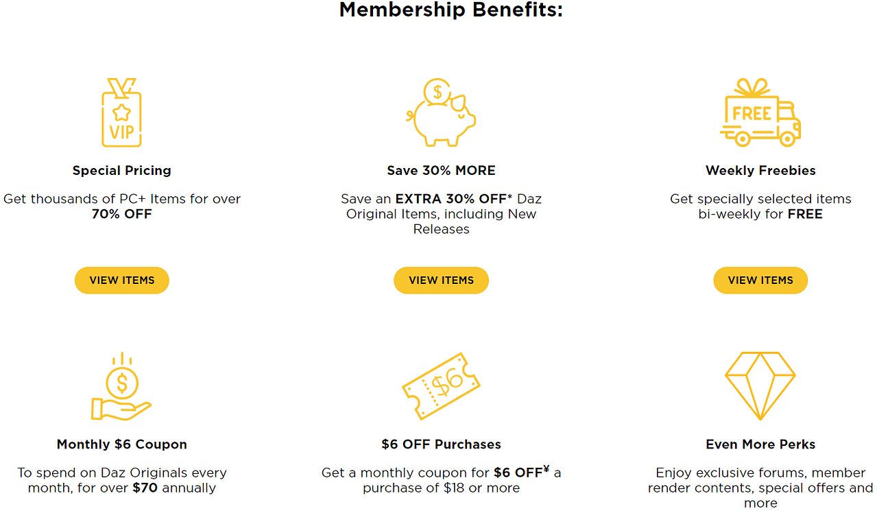 daz3d platinum membership benefits