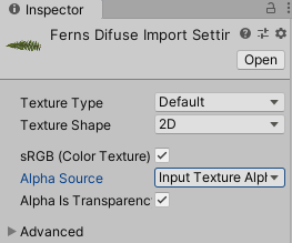 Changing the input texture alpha inside Unity3d