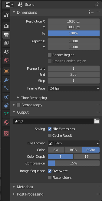 blender interface tutorial scene properties