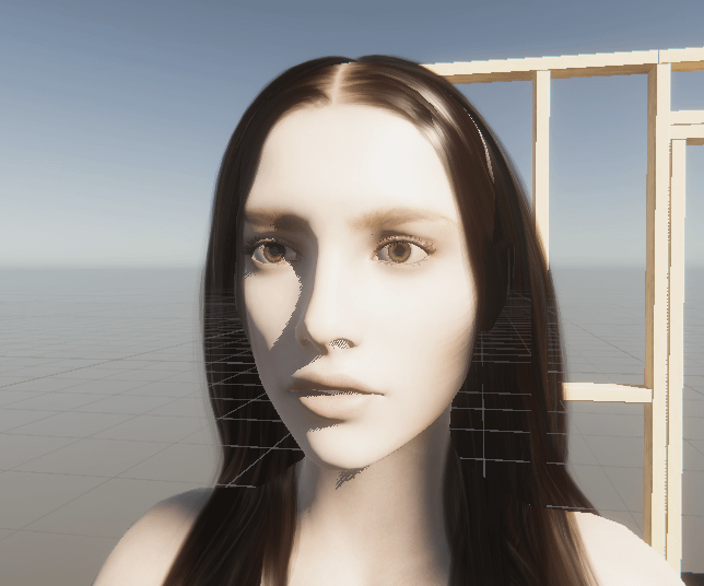 unity scene view rose eye texture material