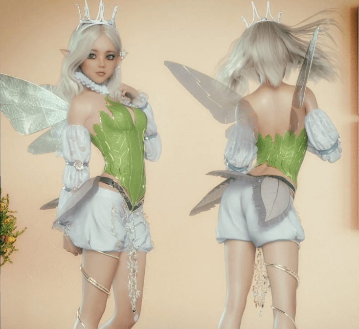 daz3d fairy outfit