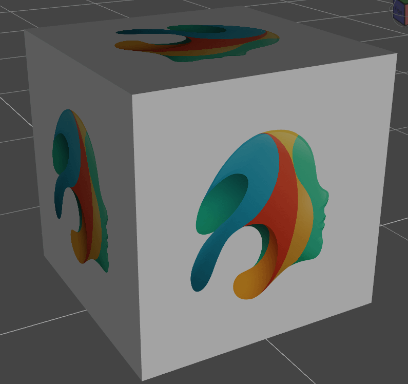 daz3d texture tutorial showing cube with daz studio texture
