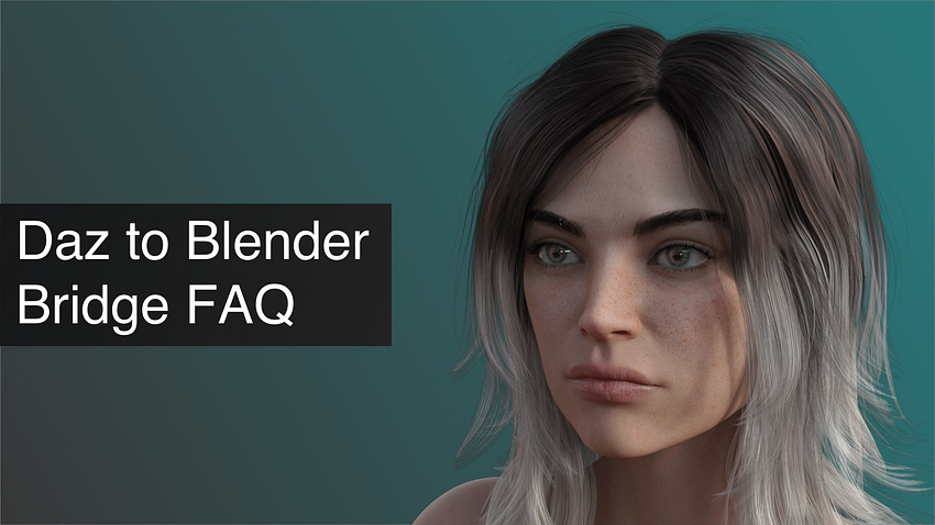 Daz to Blender Bridge: FAQ, Tips, Problems