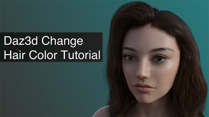 daz3d change hair color tutorial