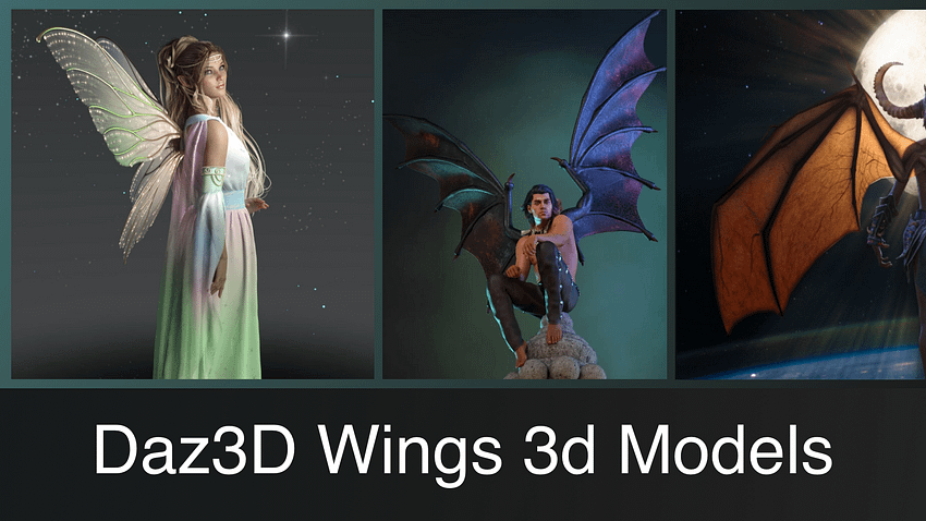 Top Daz3D Wings Products