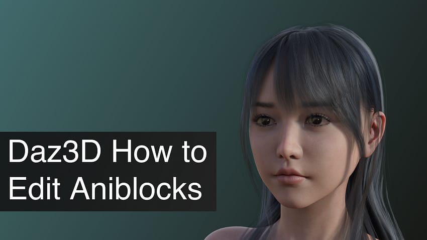 Daz3D How to Edit aniBlock Sequences