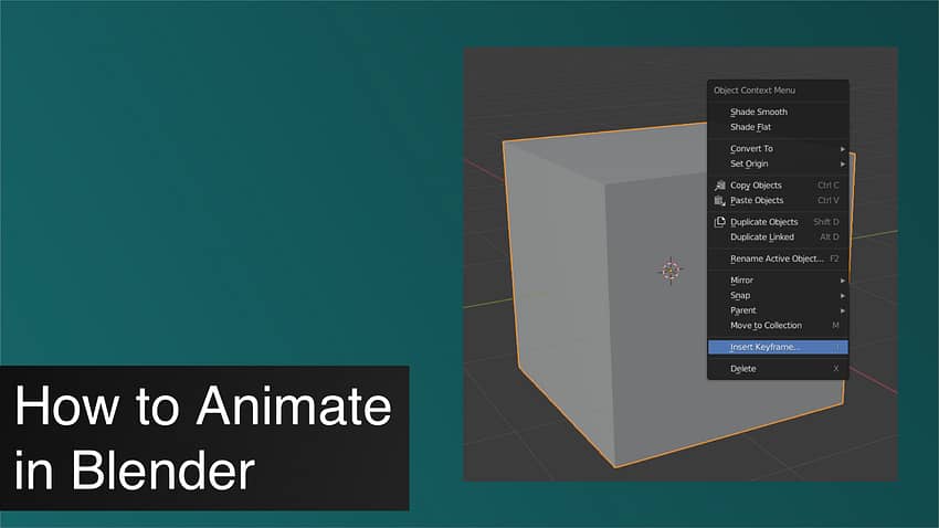 How to Animate in Blender Tutorial