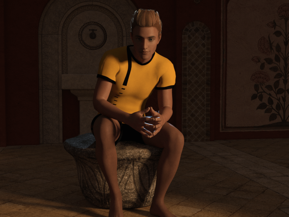 daz3d combined contrasted lighting